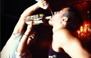 A Sarawak Report photo of Stadlen exhibiting his prowress at having a good time in Malaysia