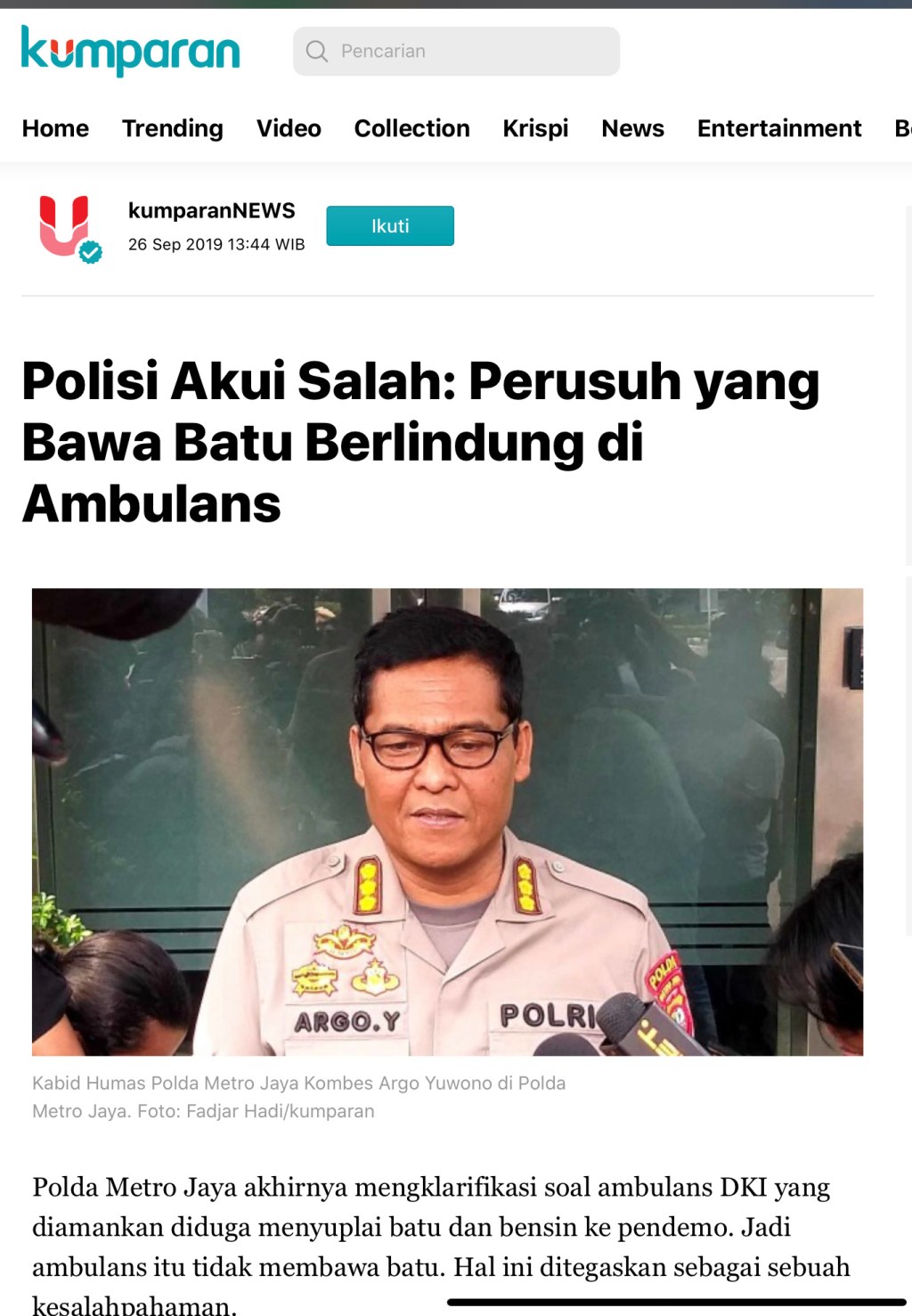 The mystery behind the police&nbsp;apology